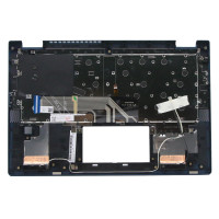 Lenovo ideapad Flex 5-14IIL05 5-14ITL05 backlit US keyboard palmrest blue - additional view 1