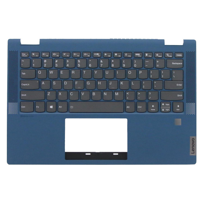 Lenovo ideapad Flex 5-14IIL05 5-14ITL05 backlit US keyboard palmrest blue - main product image