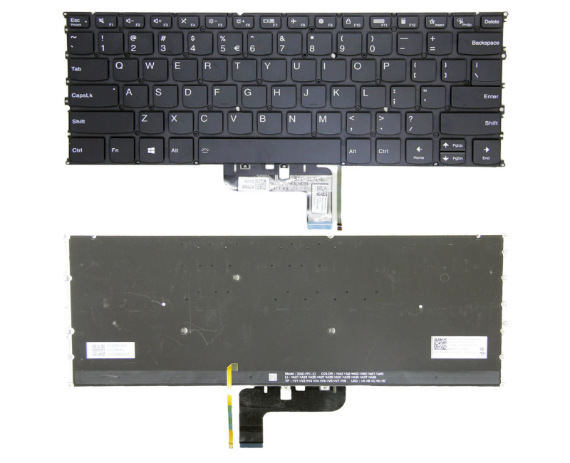 Lenovo ideapad YOGA 9 14ITL5 Yoga Slim 9 14 ITL black backlit US keyboard - additional view 