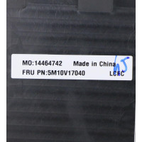 Lenovo thinkpad E14 5M10V17040 black backlit Canadian French CF keyboard palmrest - additional view 1