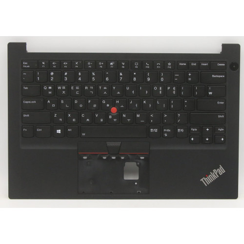 Lenovo thinkpad E14 Gen 2 5M11A35041 black backlit Korean KR keyboard palmrest - main product image