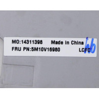 Lenovo thinkpad E15 5M10V16980 silver backlit Slovenian SA keyboard palmrest - additional view 1