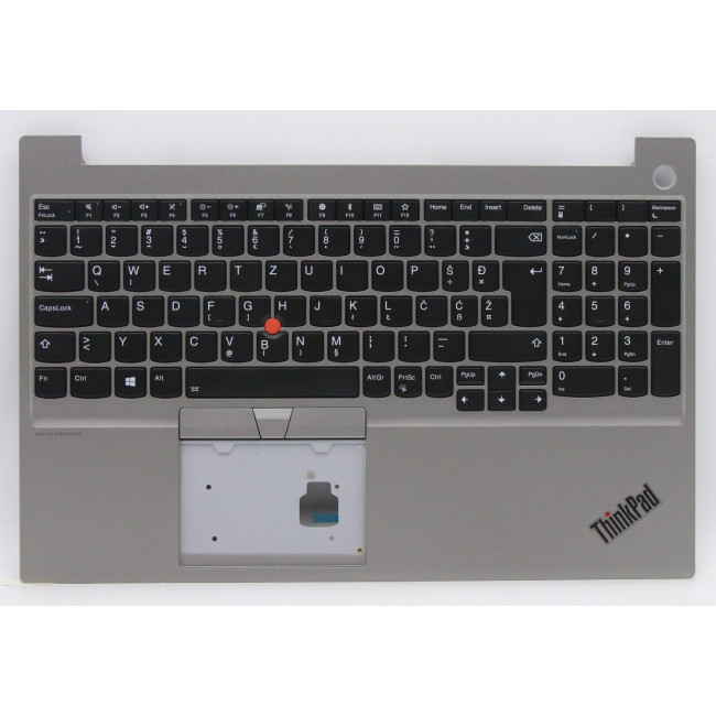 Lenovo thinkpad E15 5M10V16980 silver backlit Slovenian SA keyboard palmrest - main product image