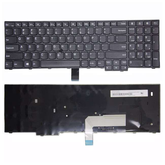 Lenovo thinkpad E550 E555 E560 no trackpoint US keyboard OEM - main product image