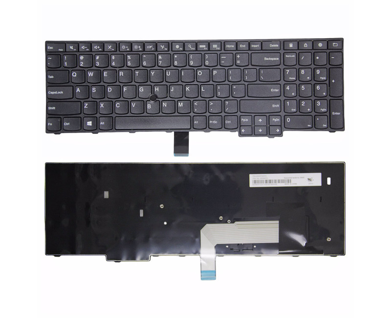 Lenovo thinkpad E550 E555 E560 no trackpoint US keyboard OEM - additional view 