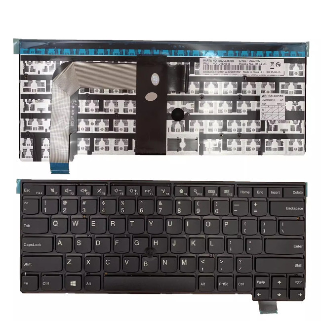 Lenovo thinkpad S2 T460S T470S US keyboard OEM no trackpoint - main product image