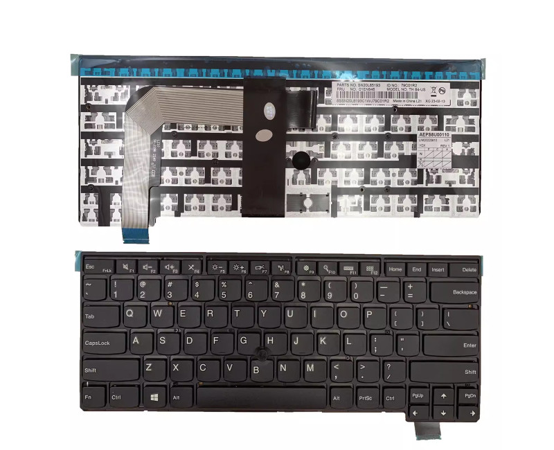 Lenovo thinkpad S2 T460S T470S US keyboard OEM no trackpoint - additional view 
