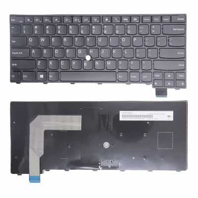 Lenovo thinkpad S2 T460S T470S black frame no trackpoint US keyboard OEM