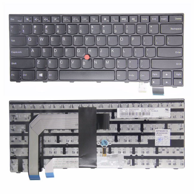 Lenovo thinkpad S2 T460S T470S with trackpoint US keyboard original - main product image