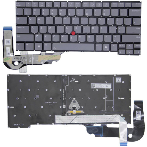 DELL XPS 14 / XPS 16 / 9440 9450 2026 gray backlit US keyboard AI
