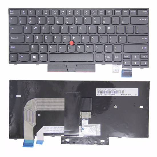 Lenovo thinkpad T470 T480 A475 A485 with trackpoint US keyboard OEM - main product image