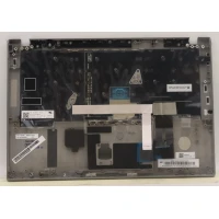 Lenovo thinkpad T490s 02HM366 silver backlit Latin LA keyboard palmrest - additional view 1