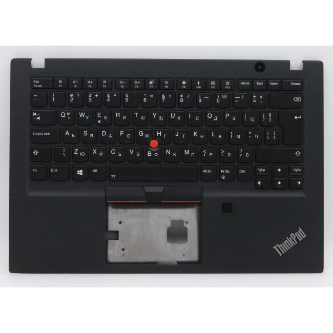 Lenovo thinkpad T495s 5M10V16638 black backlit Bulgarian BG keyboard palmrest - main product image