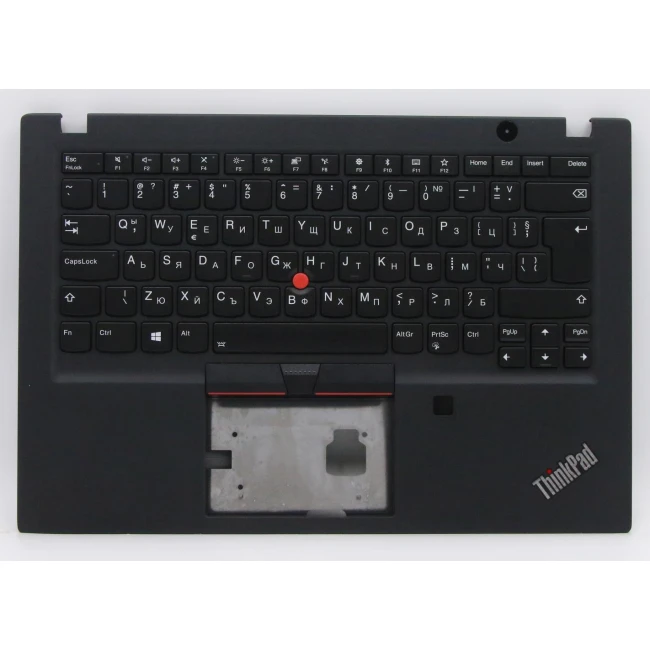 Lenovo thinkpad T495s 5M10V16638 black backlit Bulgarian BG keyboard palmrest - main product image