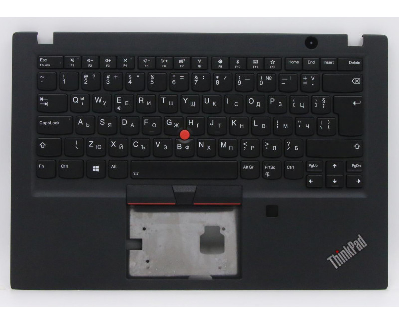 Lenovo thinkpad T495s 5M10V16638 black backlit Bulgarian BG keyboard palmrest - additional view 