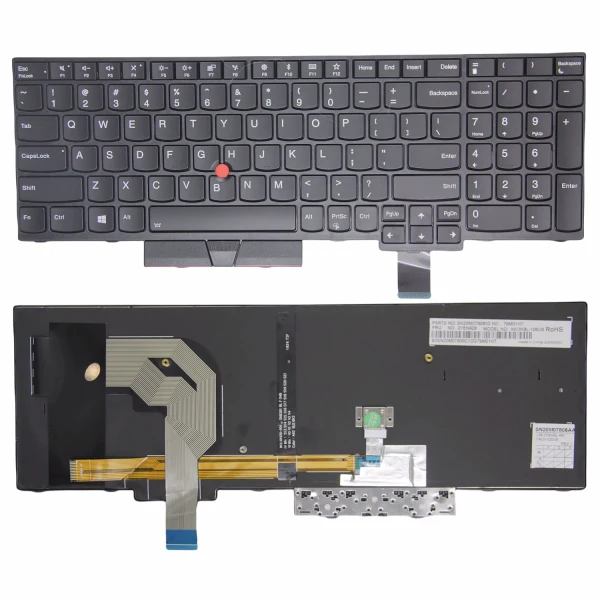 Lenovo thinkpad T570 T580 P51S P52S backlit US keyboard OEM - main product image