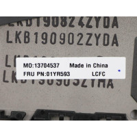 Lenovo thinkpad X1 Carbon Gen 6th 2018 01YR593 black backlit Spanish SP keyboard palmrest - additional view 1