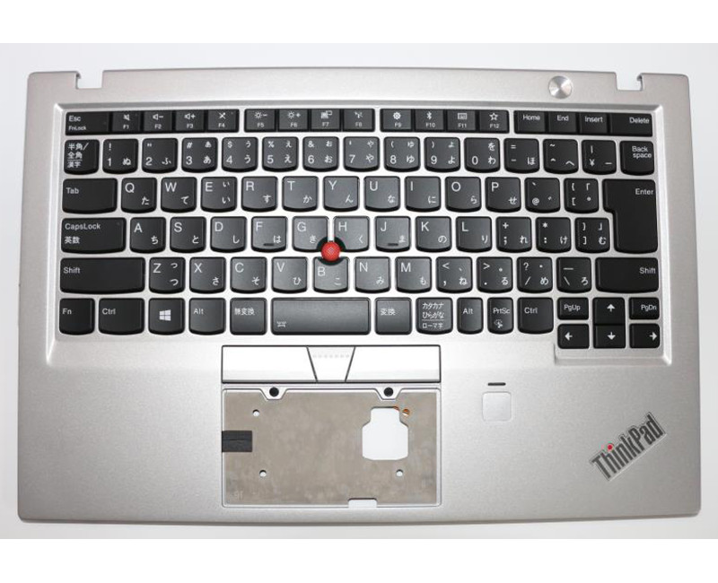 Lenovo thinkpad X1 Carbon Gen5 5th 2017 Kabylake CPU 01LX640 silver backlit Japanese JP keyboard palmrest - additional view 