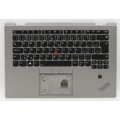 Lenovo thinkpad X1 Yoga 3rd Generation 01LX946 silver backlit Czech CZ keyboard palmrest