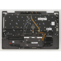 Lenovo thinkpad X1 yoga 4th Generation 5M10V24854 gray backlit Icelandic ICE keyboard palmrest - additional view 2