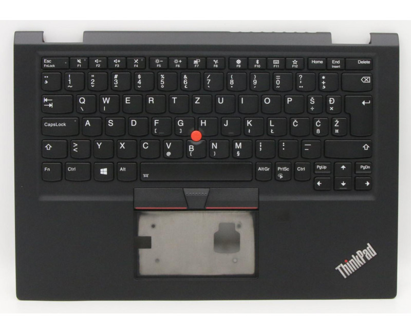 Lenovo thinkpad X390 Yoga non-vPro 02HL679 black backlit Slovenian SA keyboard palmrest