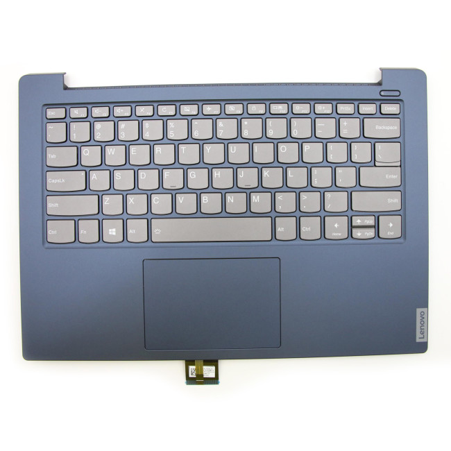 Lenovo xiaoxin 14IWL 2019, S340-14, blue backlit US keyboard palmrest - main product image