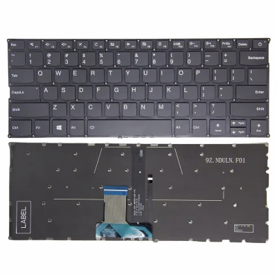Lenovo ideapad 320S-13IKB 720S-14IKB black power backlit US keyboard original