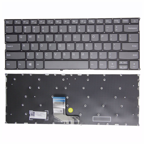 Lenovo ideapad 320S-13IKB 720S-14IKB gray power US keyboard OEM - main product image