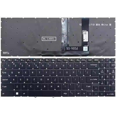 MSI Creator 16 AI Studio A1V, A1VHG, A1VIG, white backlit US keyboard