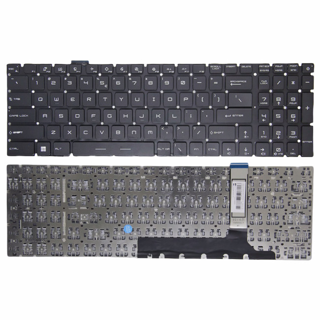 MSI GE76 GE77 Raider 10UE 10UG 10UH 11UE MS-17K3 GS76 Stealth 11UE GP76 GP77 Leopard 11UE US keyboard - main product image