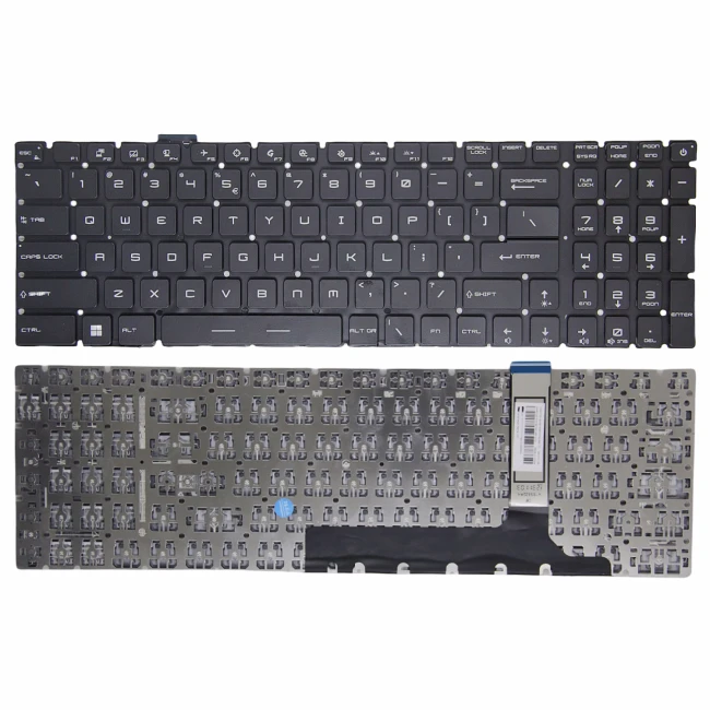 MSI GE76 GE77 Raider 10UE 10UG 10UH 11UE MS-17K3 GS76 Stealth 11UE GP76 GP77 Leopard 11UE US keyboard - main product image