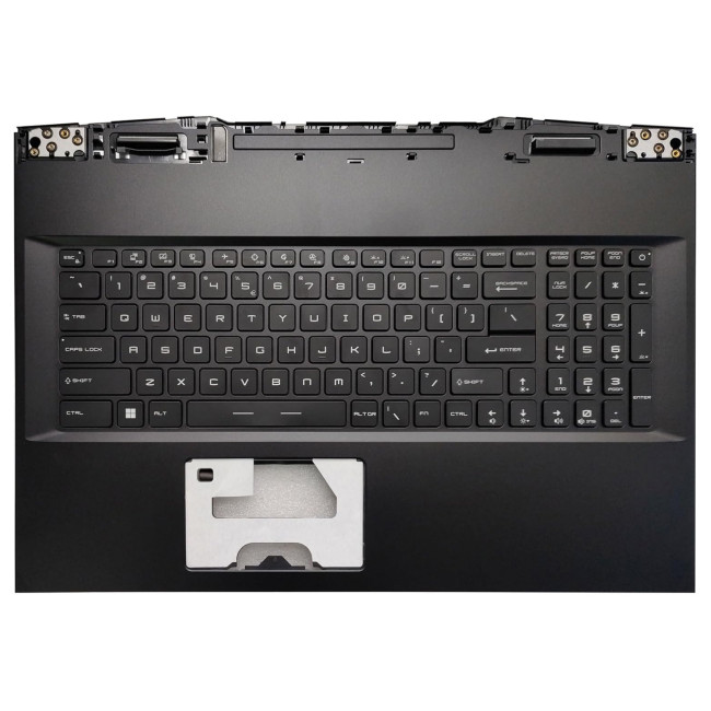 MSI GP76, GE76, Raider 10UE, 10UG, 10UH, 11UH, 11UE, 11UG, RGB backlit US keyboard palmrest - main product image