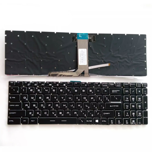 MSI GS60 MS-16J2 16J3 16J4 MS-16H5 MS-16H4 MS-16J6 7 color backlit Russian RU keyboard - main product image