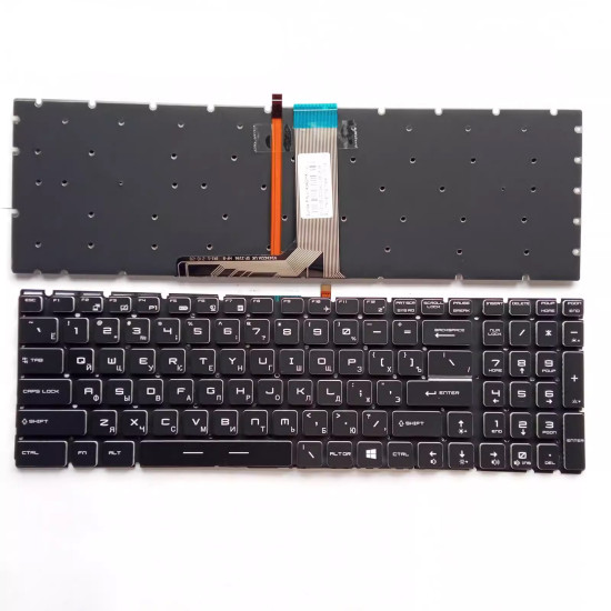 MSI GS60 MS-16J2 16J3 16J4 MS-16H5 MS-16H4 MS-16J6 backlit Russian RU keyboard - main product image