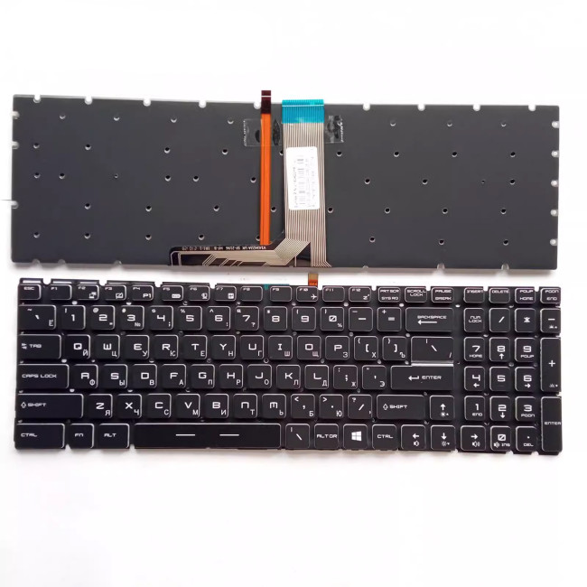 MSI GS60 MS-16J2 16J3 16J4 MS-16H5 MS-16H4 MS-16J6 backlit Russian RU keyboard - main product image