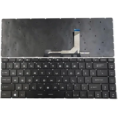 MSI GS65, PS63, GF63, GF65, P65, MS-16W1, MS-16W2, MS-16R3, MS-16R4, per-key RGB backlit US keyboard black