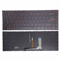 MSI GS65, PS63, GF63, GF65, P65, MS-16W1, MS-16W2, MS-16R3, MS-16R4, red backlit US keyboard