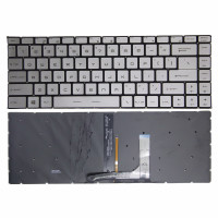MSI GS65, PS63, GF63, GF65, P65, MS-16W1, MS-16W2, MS-16R3, MS-16R4, silver backlit US keyboard