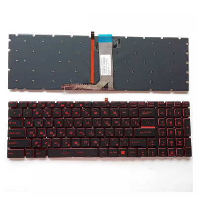 MSI GT62 GE62 GS60 GL60 GP62 GT72 GE72 GS63 GL62 GP72 backlit Russian RU keyboard