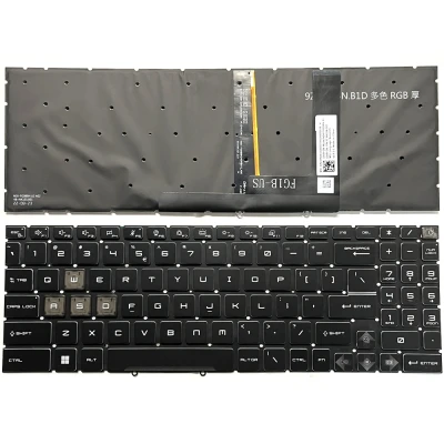 MSI Katana A15, A17 B8V B12V B13U B13V HX B14W RGB backlit US keyboard
