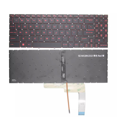 MSI Katana 17 B11U, B11UCX, MS-17L2, red backlit US keyboard