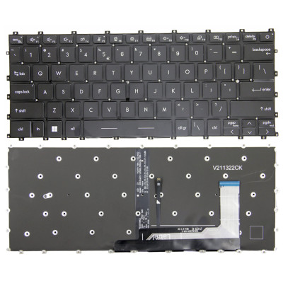 MSI Modern 14 C12MO C11M C5M C7M MS-14JK MS-14J MS-14J3 MS-14J1 backlit US keyboard black