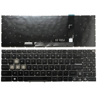 MSI Raider GE68, GE78, Vector GP68, GP78, MS-15M1, MS-15M2, MS-17S1, MS-17S2, RGB backlit US keyboard per-key