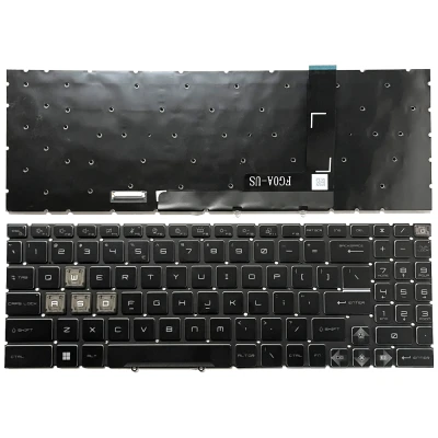 MSI Raider GE68, GE78, Vector GP68, GP78, MS-15M1, MS-15M2, MS-17S1, MS-17S2, RGB backlit US keyboard per-key