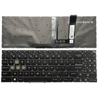 MSI Raider GE68, GE78, Vector GP68, GP78, MS-15M1, MS-15M2, MS-17S1, MS-17S2, white backlit US keyboard