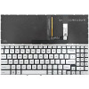 MSI Sword 15 A11SC A11UC A12VE A12UD A13VF A13UCX Sword 17 A11SC A11UD A12UD A12UE A12VF A13VE A13UDX MS-1585 white key blue backlit US keyboard