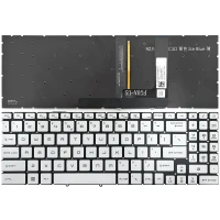 MSI Sword 15 A11SC A11UC A12VE A12UD A13VF A13UCX Sword 17 A11SC A11UD A12UD A12UE A12VF A13VE A13UDX MS-1585 white key blue backlit US keyboard