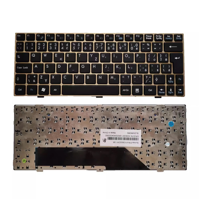 MSI Wind U100 U110 U120 Czech CZ keyboard - main product image