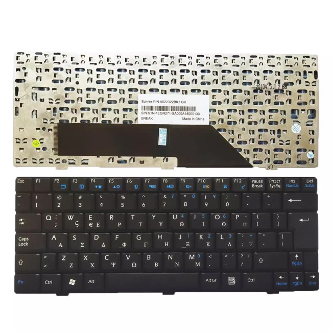 MSI Wind U100 U110 U120 Greek GK keyboard - main product image