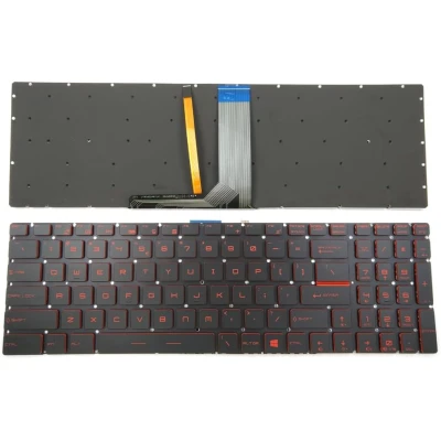 MSI Creator 17, A10SE, A10SF, A10SFS, A10SGS, B11UE, B11UH, B11UG, MS-17G3, MS-17M1, red backlit US keyboard